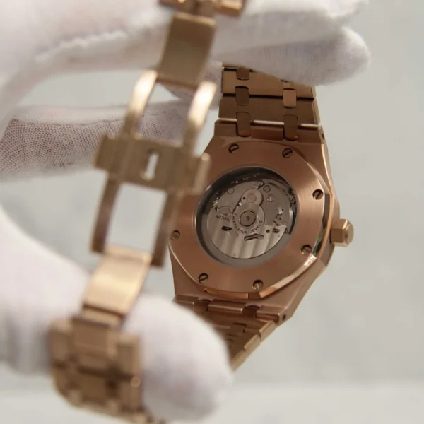 SEIKO MOD ROYAL OAK | SQUELETTE OR ROSE - Image 4