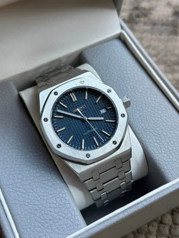 Seiko Mod Royal Oak Navy - Image 3