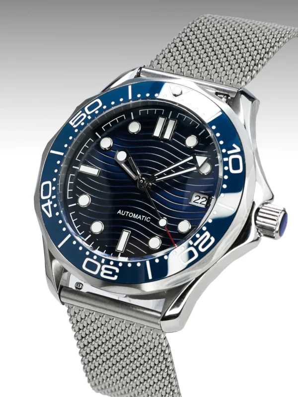 Seamaster Blue | Blue Ocean waves - Image 5