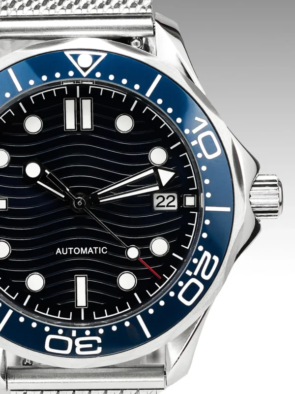 Seamaster Blue | Blue Ocean waves - Image 2
