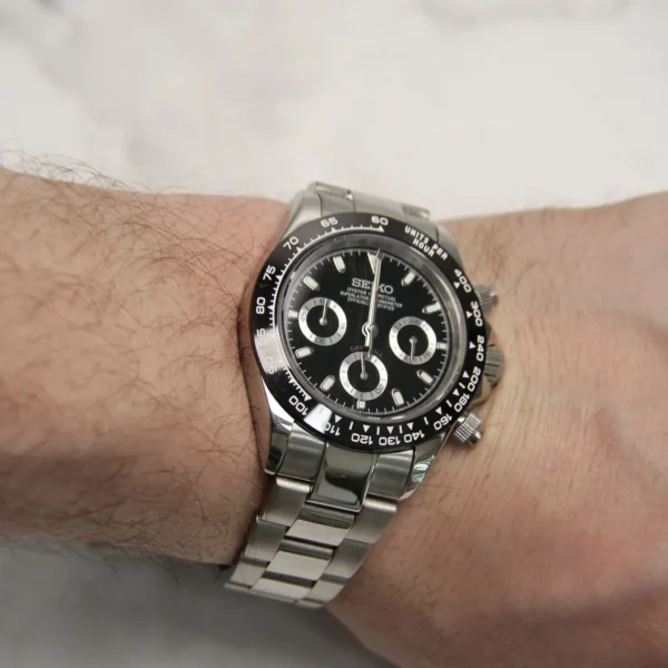 SEIKO MOD DAYTONA | BLACK - Image 2
