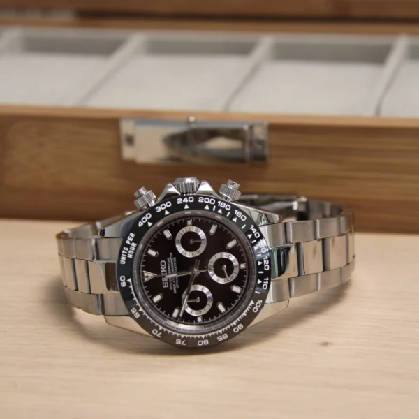 SEIKO MOD DAYTONA | BLACK - Image 3