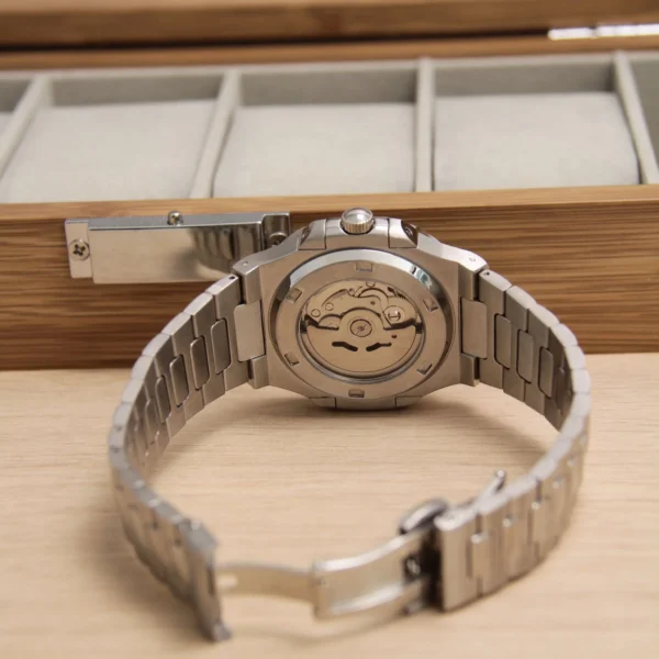 Nautilus Black 40mm - Custom Automatic Watch | NH35 - Image 7
