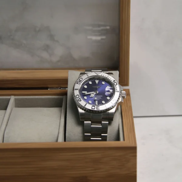 SEIKO MOD YACHTMASTER | BLEU 40mm - Image 3