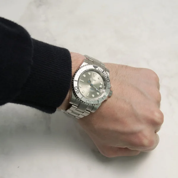 Seiko Mod Yacht Master Silver - Image 4