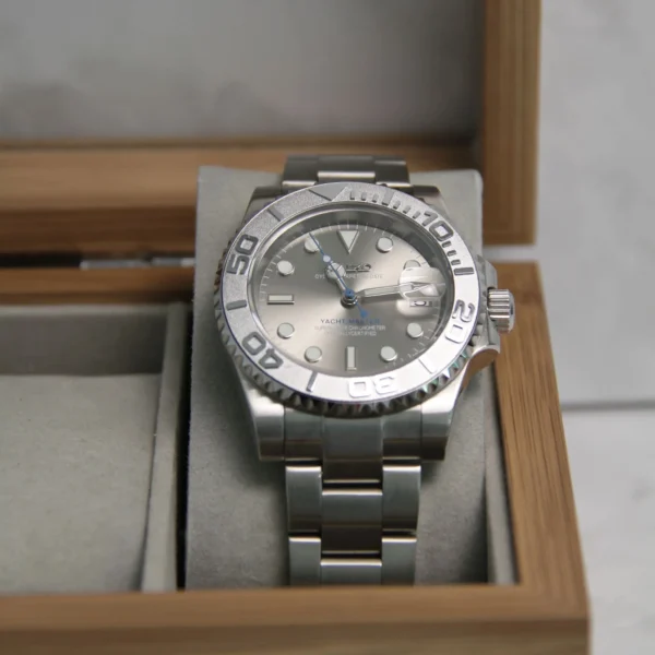 Seiko Mod Yacht Master Silver - Image 2