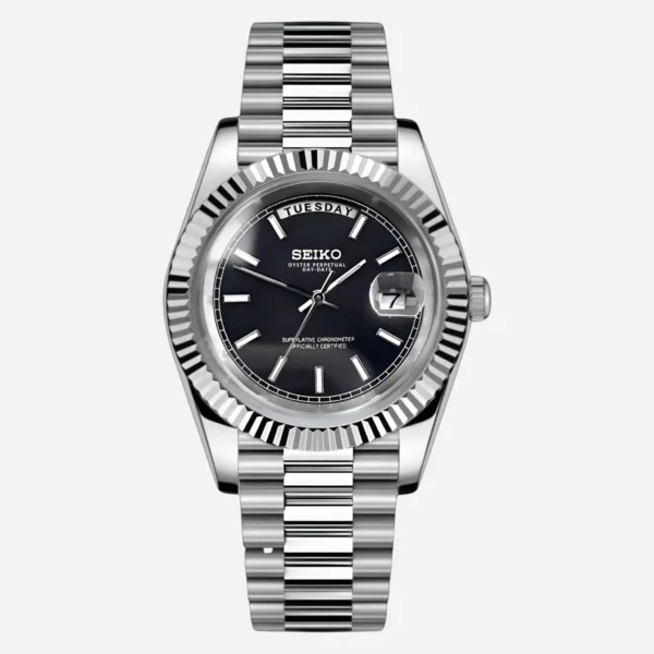 Seiko Mod Daydate Black