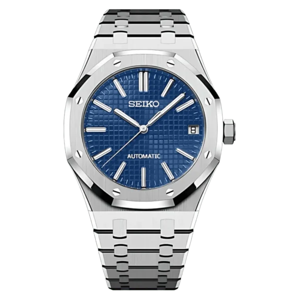 Seiko Mod Royal Oak Navy